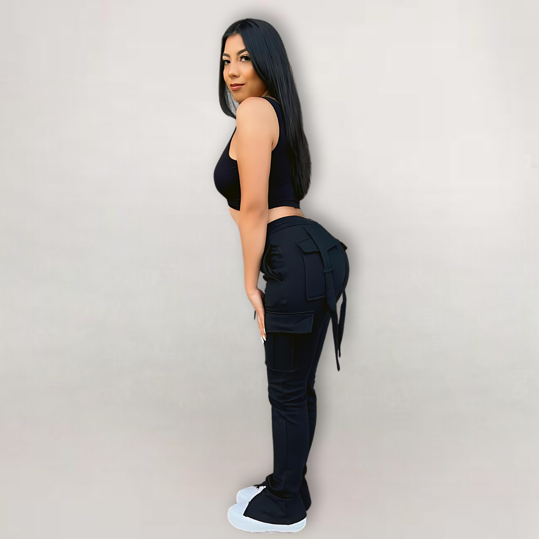 Butt Lifting Cargo Joggers