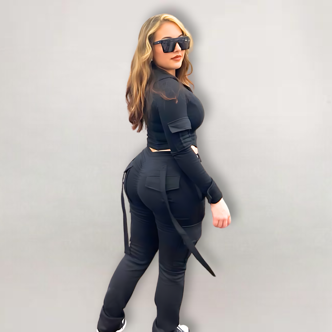 Butt Lifting Cargo Joggers