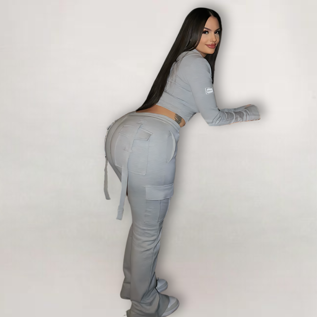 Butt Lifting Cargo Joggers