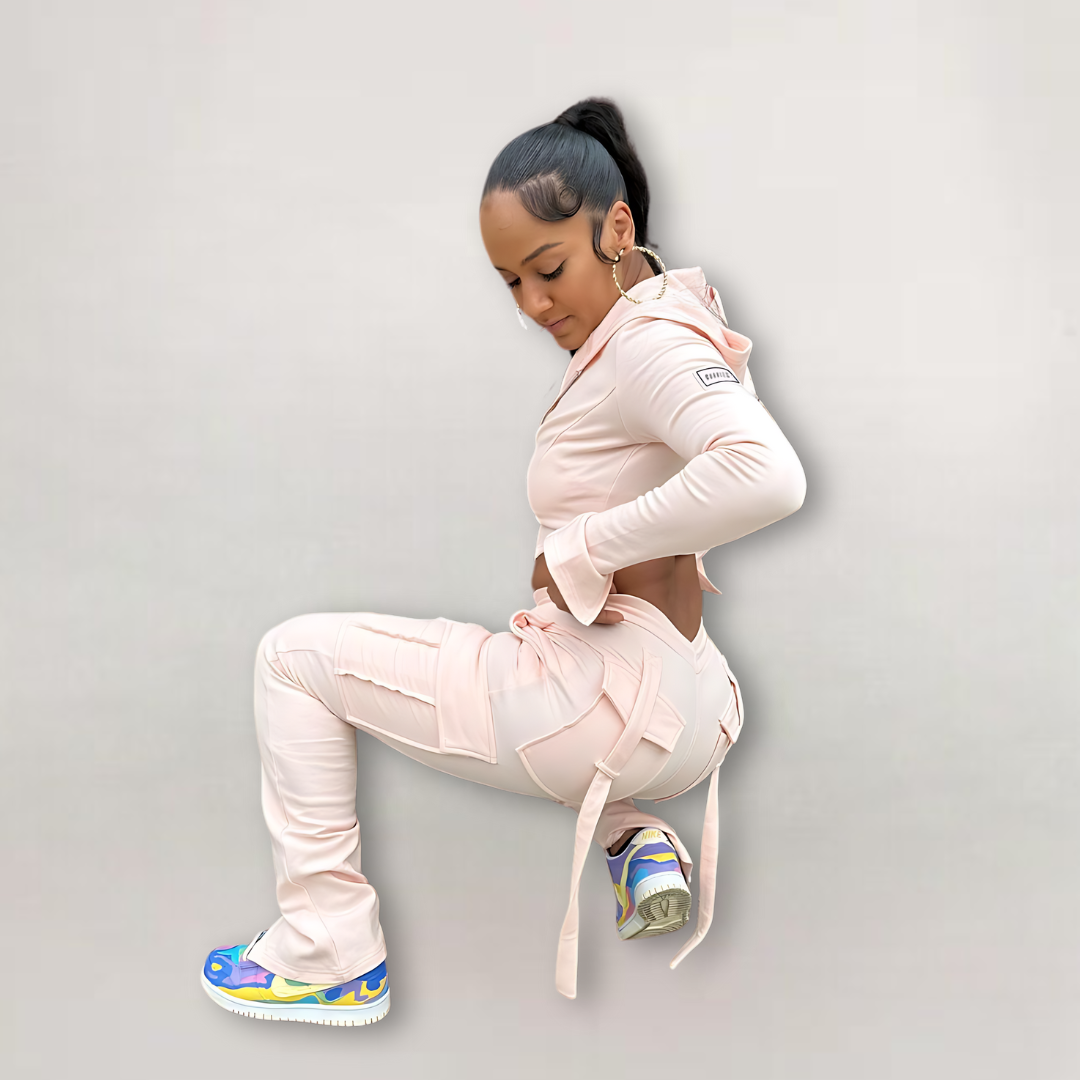 Butt Lifting Cargo Joggers