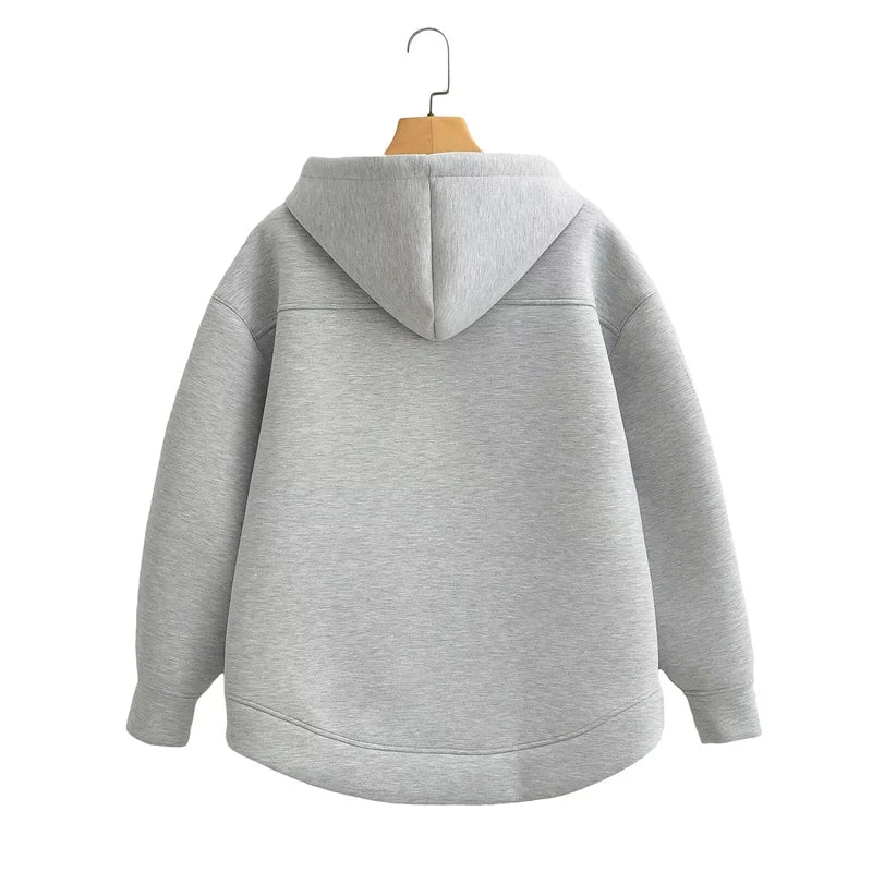 Oversized Zipper Hoodie